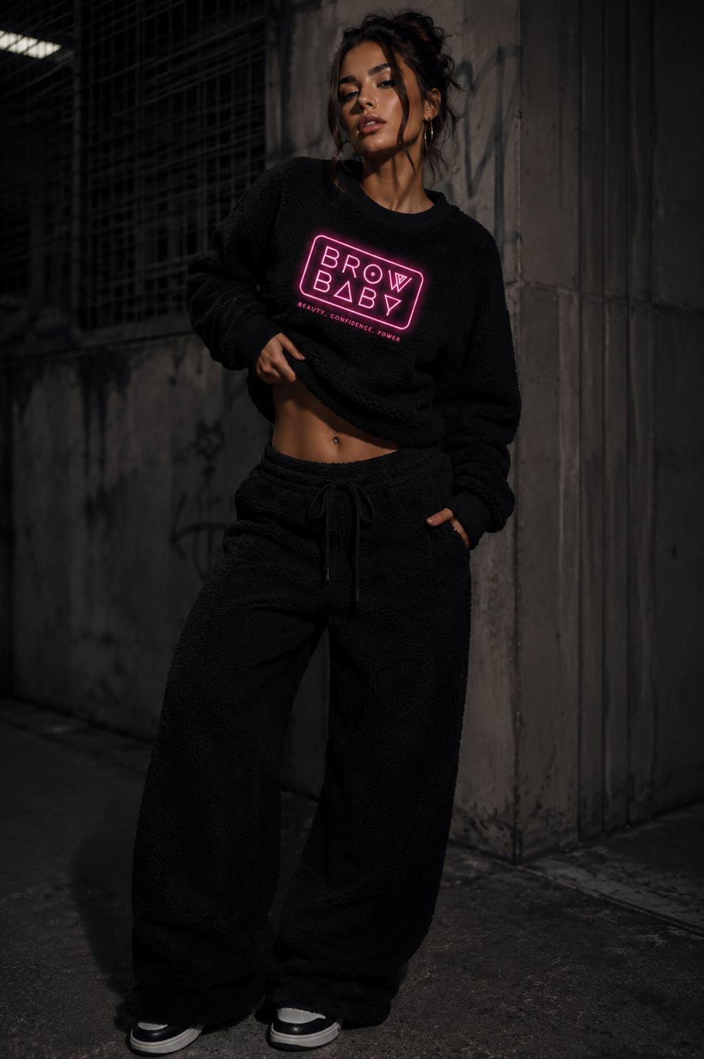 Brow Baby Fluffy Sweatpants