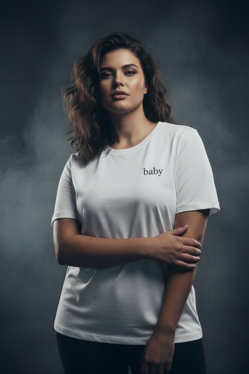 Front White Tee